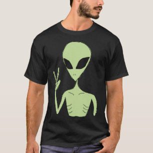 Camiseta Alienígena da Paz