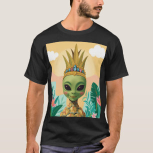 Camiseta Alienígena de Abacate – Arte de Fruta Divertida Tr