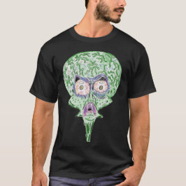 Camiseta Alienígena de desenho animado de ficção científica