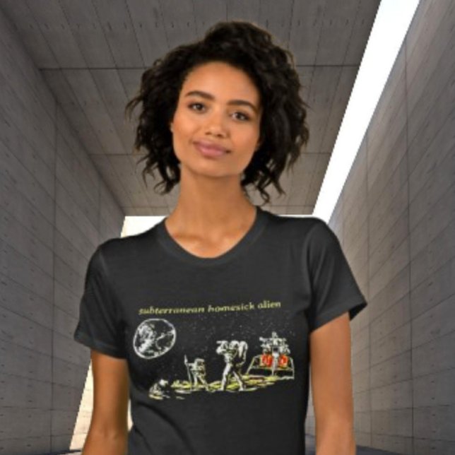 Camiseta Alienígena de Doença Subterrânea - Radiohead (Criador carregado)