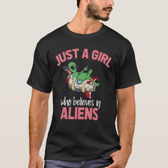 Camiseta Alienígena de ficção científica Alienígena de mulh (Frente)