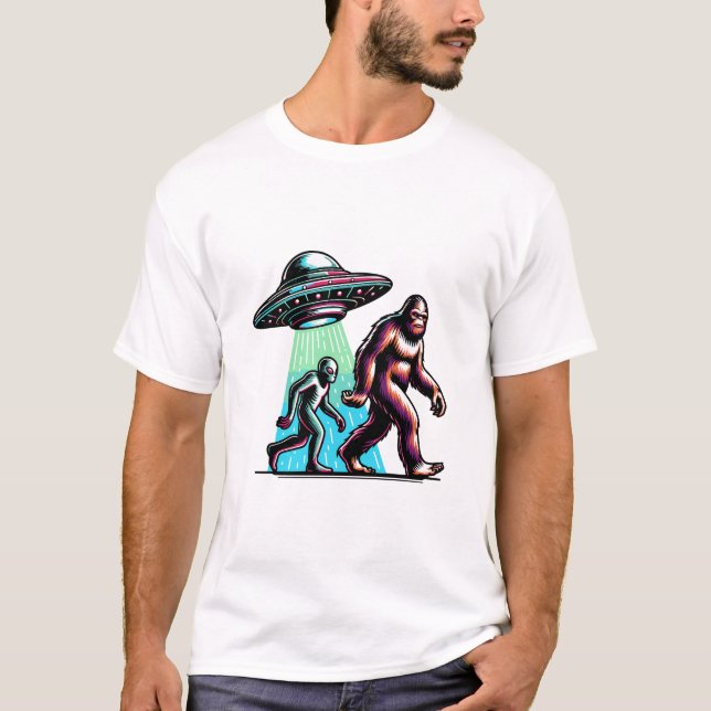 Camiseta Alienígena de OVNI (Frente)