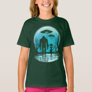 Camiseta Alienígena de OVNI Bigfoot
