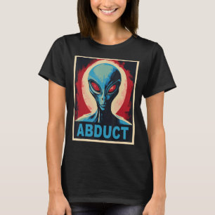 Camiseta Alienígena de OVNI Engraçado Presente Homens Mulhe