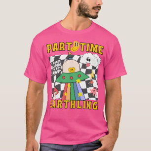 Camiseta Alienígena De Parte Para A Terra