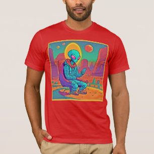 Camiseta Alienígena de resfriamento liberado