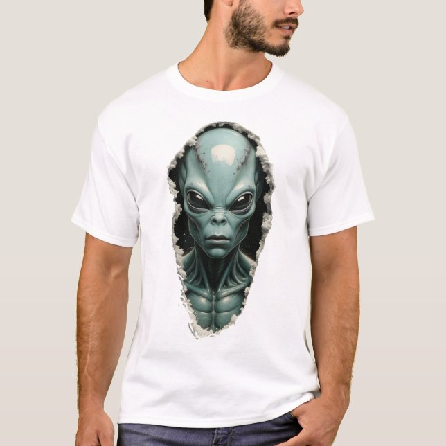 Camiseta Alienígena Dentro (Frente)