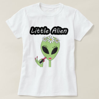 Camiseta Alienígena do batom das mulheres