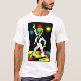 Camiseta Alienígena do disco