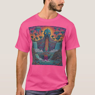 Camiseta Alienígena em cascata