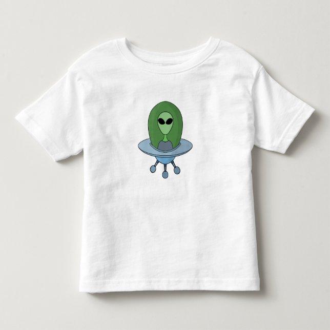 Camiseta Alienígena em sua nave espacial (Frente)