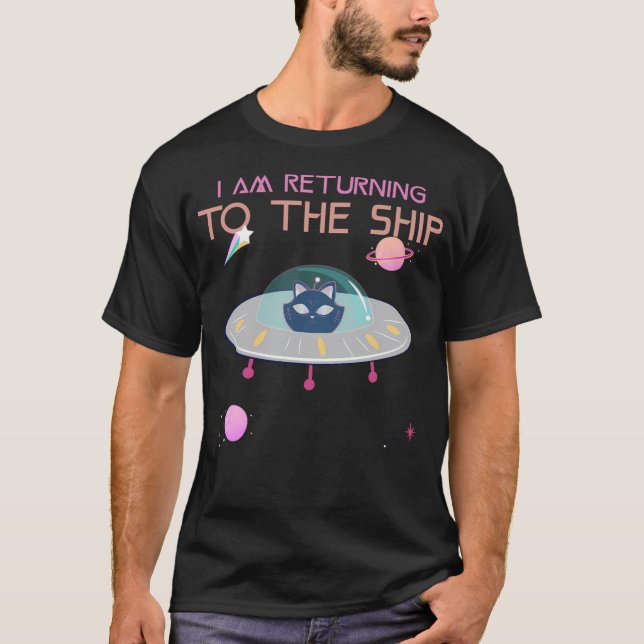 Camiseta Alienígena engraçada (Frente)