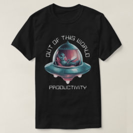 Camiseta Alienígena engraçada no OVNI