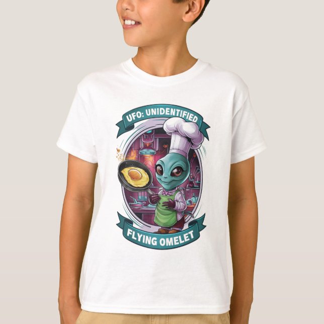 Camiseta Alienígena engraçada - OVNI (Frente)