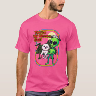 Camiseta Alienígena Engraçado Coton de Tulear Você é Escolh