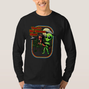Camiseta Alienígena Engraçado Dachshund Weenie Você foi Esc