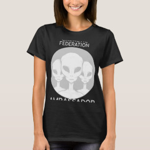 Camiseta Alienígena Espacial do Embaixador da Federação Gal