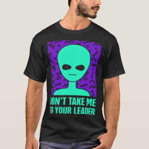 Camiseta Alienígena Espacial dos anos 90 Vida Extraterrestr