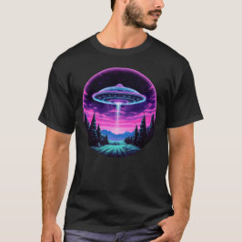 Camiseta Alienígena Espacial Retrofuturista