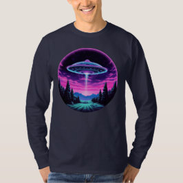 Camiseta Alienígena Espacial Retrofuturista