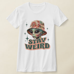 Camiseta Alienígena esquisita, camisa-coroa
