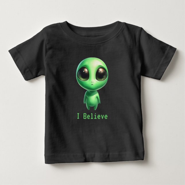 Camiseta Alienígena - Eu acredito (Frente)