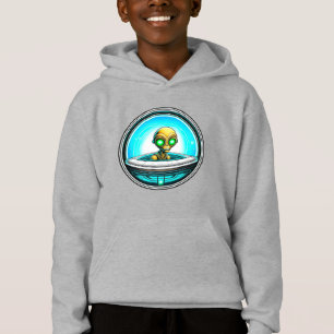 Camiseta Alienígena Extra-Terrestre Voando um OVNI
