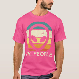 Camiseta Alienígena Face Ew Pessoas Engraçada Ufo Apresenta