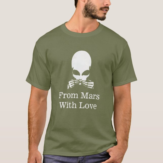 Camiseta Alienígena, Fale sem Mau, edite texto (Frente)