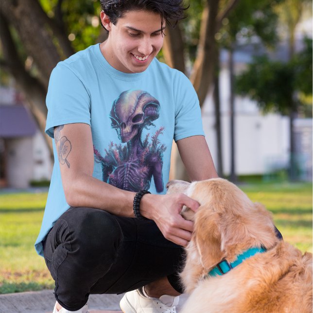 Camiseta Alienígena Floral Avançada (Criador carregado)