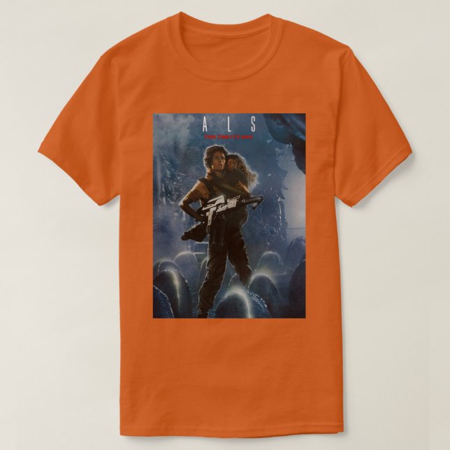 Camiseta Alienígena FuckALS (Frente do Design)