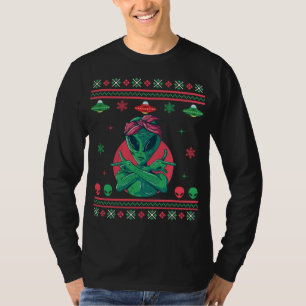 Camiseta Alienígena Gangster UFO Fora de Natal