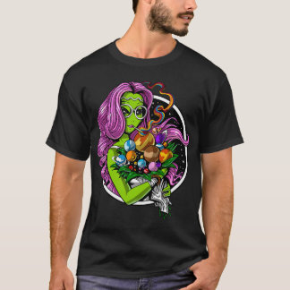 Camiseta Alienígena Hippie Doidão
