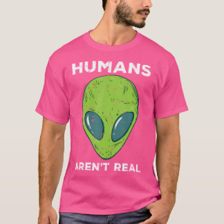 Camiseta Alienígena Humana Não Arrepende Homens Espaciais M