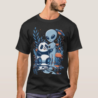 Camiseta Alienígena Lovertrendendendy Ufo Shirt Retro Alien