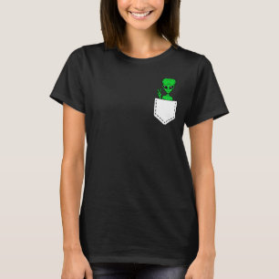 Camiseta Alienígena na Alienígena Pocket Verde Sig.