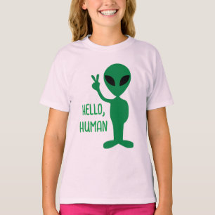Camiseta Alienígena - Olá Humano