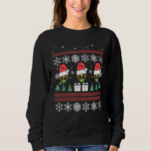 Camiseta Alienígena Papai Noel Natal Legal Ugly X Mas Pajam