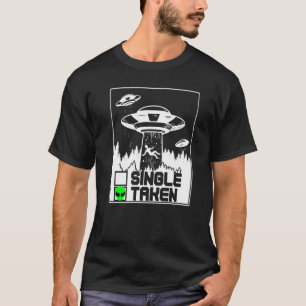 Camiseta Alienígena Para Adultos Espaços Área Verde Ufo 51