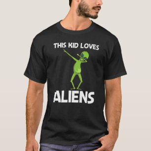 Camiseta Alienígena Para Crianças Meninos Vida Extraterrest