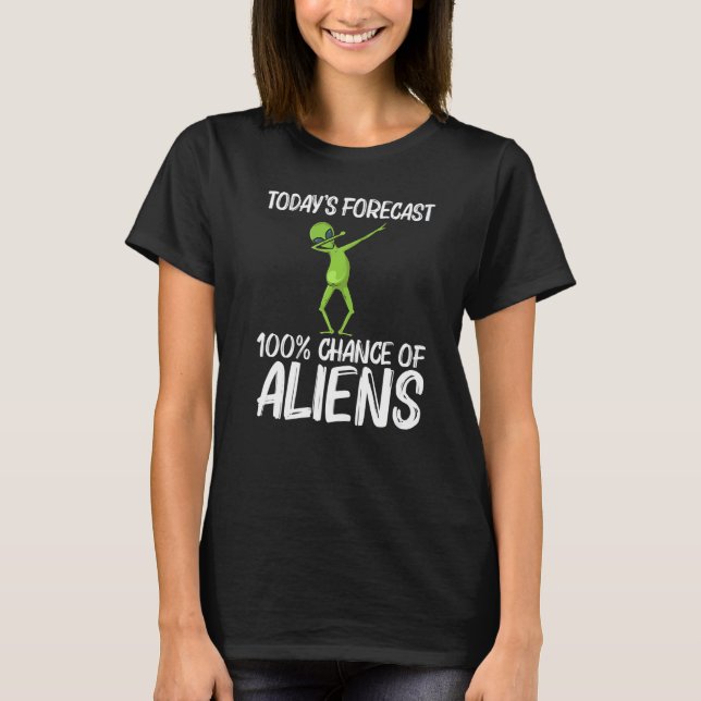 Camiseta Alienígena Para Mulheres Extraterrestres 1 (Frente)