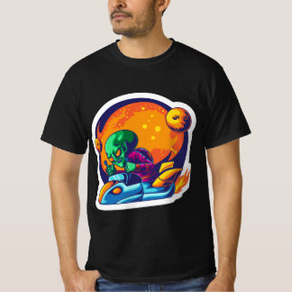 Camiseta Alienígena pronta para entrar em guerra com o ades