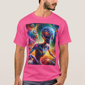 Camiseta Alienígena psicodélica