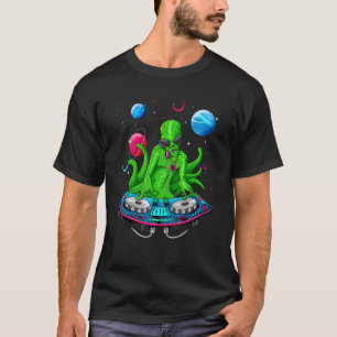 Camiseta Alienígena psicodélica DJ EDM Raver Trance Music F
