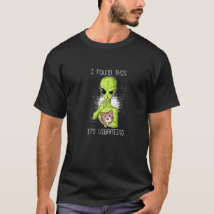 Camiseta Alienígena Que Encontrei Que É Vibrador De Gato Uf
