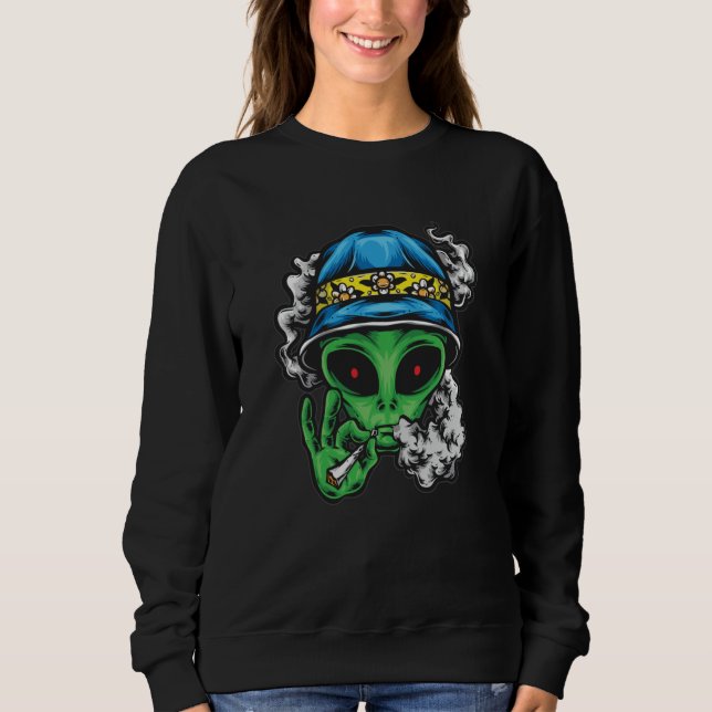Camiseta Alienígena Relaxado (Frente)