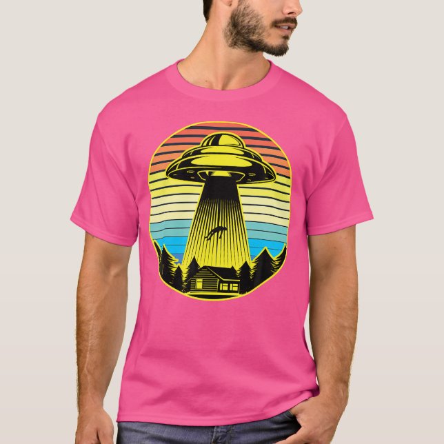 Camiseta Alienígena - Retro Ufo Ufo (Frente)