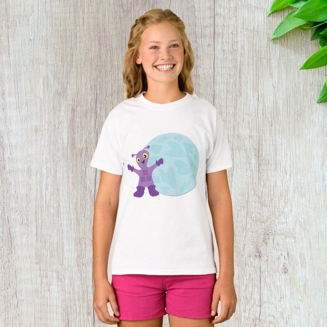 Camiseta Alienígena Roxo (Criador carregado)