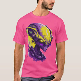 Camiseta Alienígena Roxo