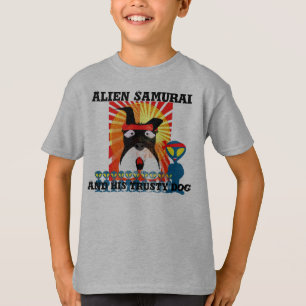 Camiseta Alienígena Samurai